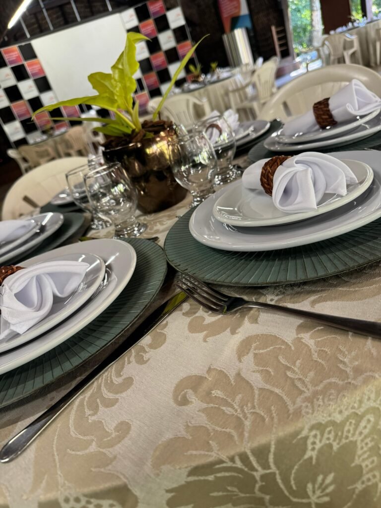 Mesa posta elegante Mazinetto