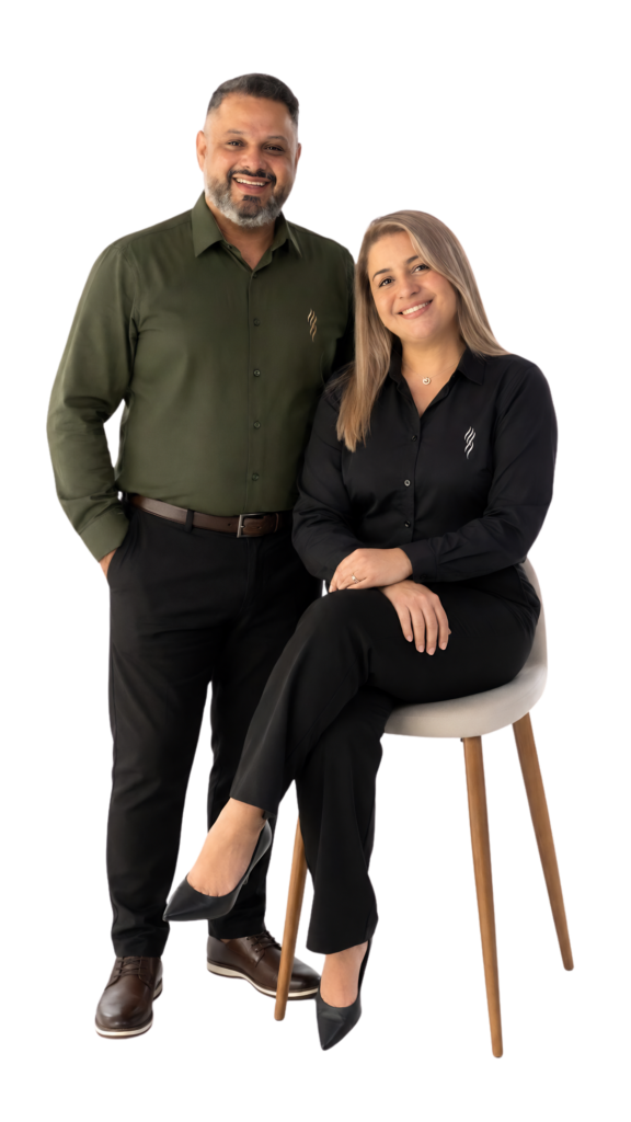 Michaell Mazioli e Cássia Netto, fundadores da Mazinetto